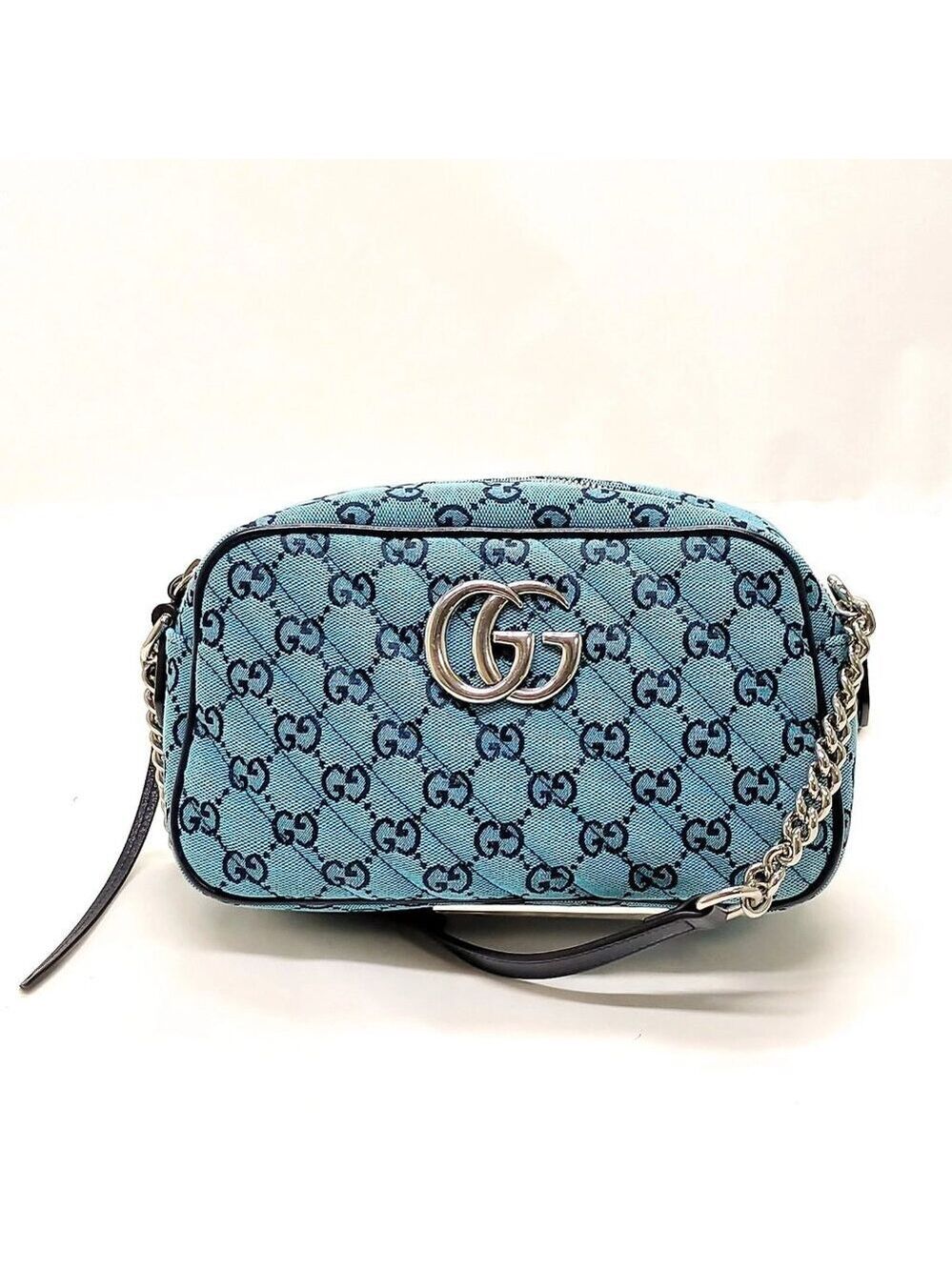 Gucci Crossbody bag Blue Canvas 850-042425